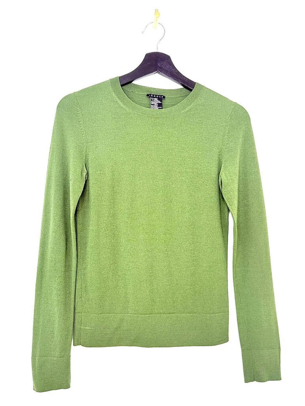 Theory Green Long Sleeve Sweater